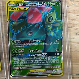 Venusaur - Celebi & Venusaur GX Tag Team Pokemon Card